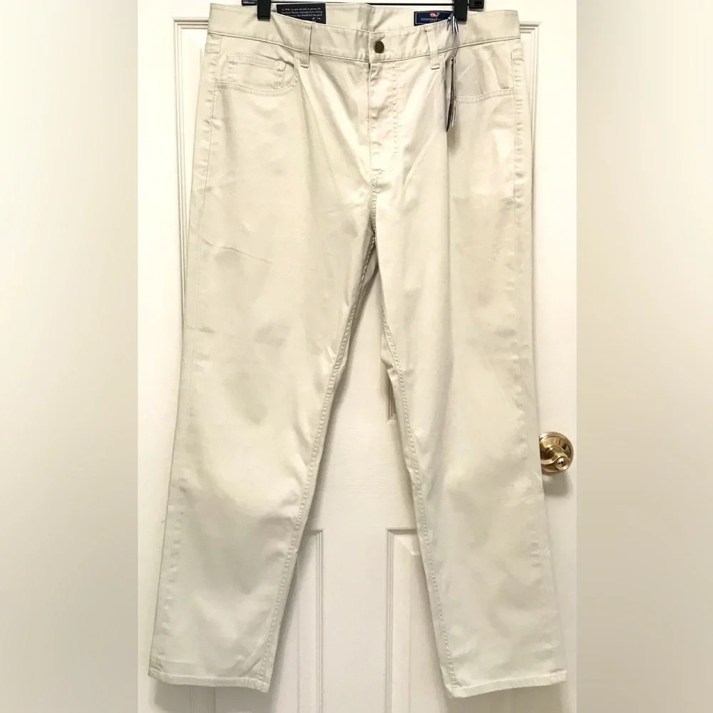 Vineyard Vines Five Pocket Slim Jeans Stone NWT